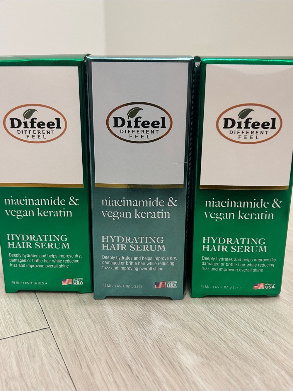 Difeel Different Feel (NWT) Hydrating Hair Serum–Set of 13